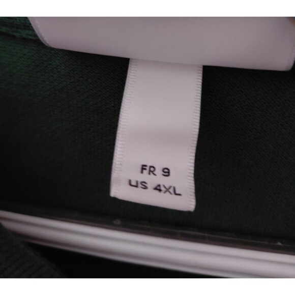 Lacoste Classic Fit Green Polo Shirt Men's Short Sleeve Size FR 9/US 4XL - Picture 5 of 9